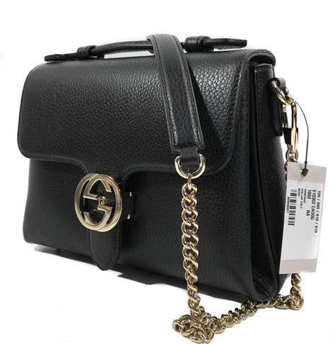 gucci dollar calf nero handbag